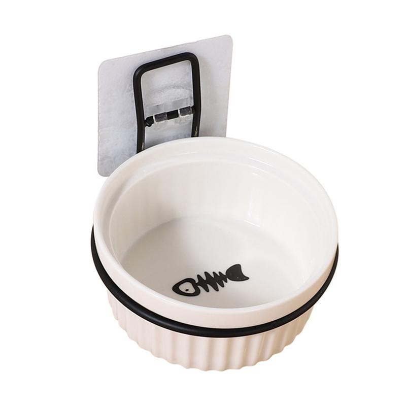 Ceramic Wall Mounted Dog Bowl
