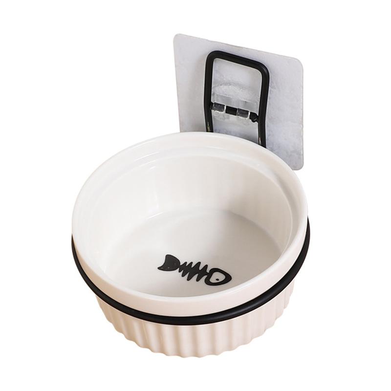 Ceramic Wall Mounted Dog Bowl