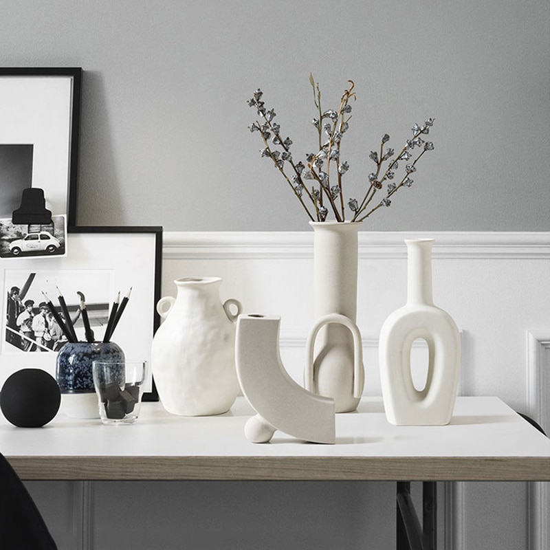 Ceramic White Vase Home Decoration Ceramic White Vase Home Decoration