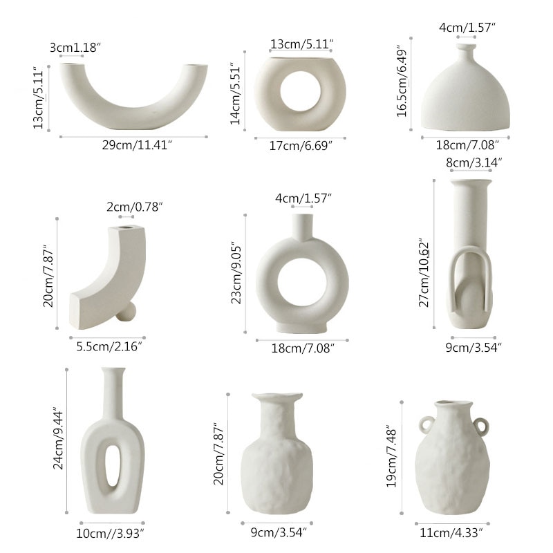 Ceramic White Vase Home Decoration Ceramic White Vase Home Decoration