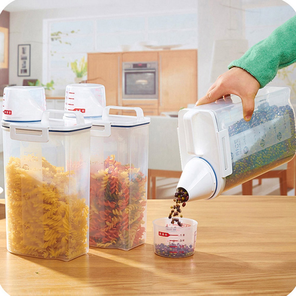 Cereal Container Plastic Food Dispenser