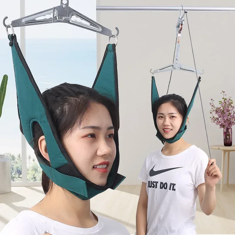 Cervical Traction Belt Neck Stretcher Band Vertebrae Recovery Health Care Neck Stretch Fixing Straps for Adult Children