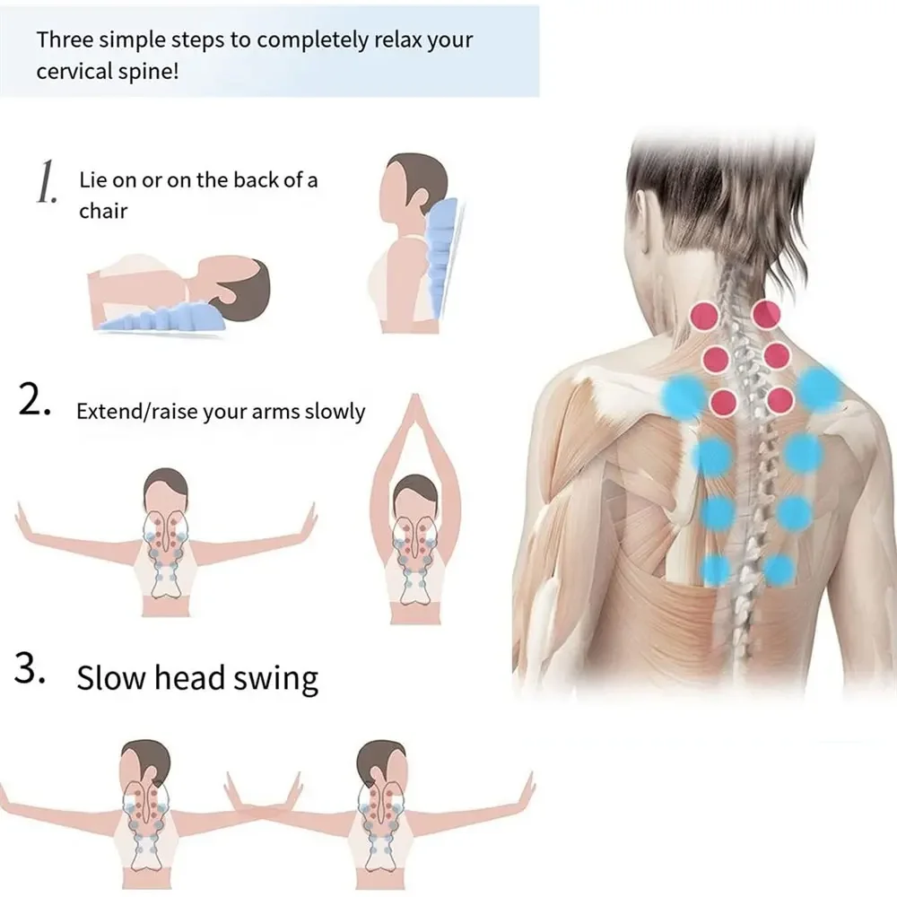 Cervical Traction Device,Neck Stretcher Massager for Neck Pain,Shoulder Stretcher,Trigger Point Massager Tool,Neck Cervical Traction Device,Neck Stretcher Massager for Neck Pain,Shoulder Stretcher,Trigger Point Massager Tool,Neck