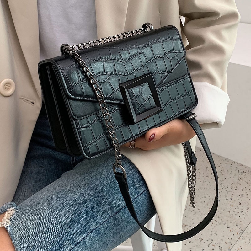 Chain Handbag Leather Bag