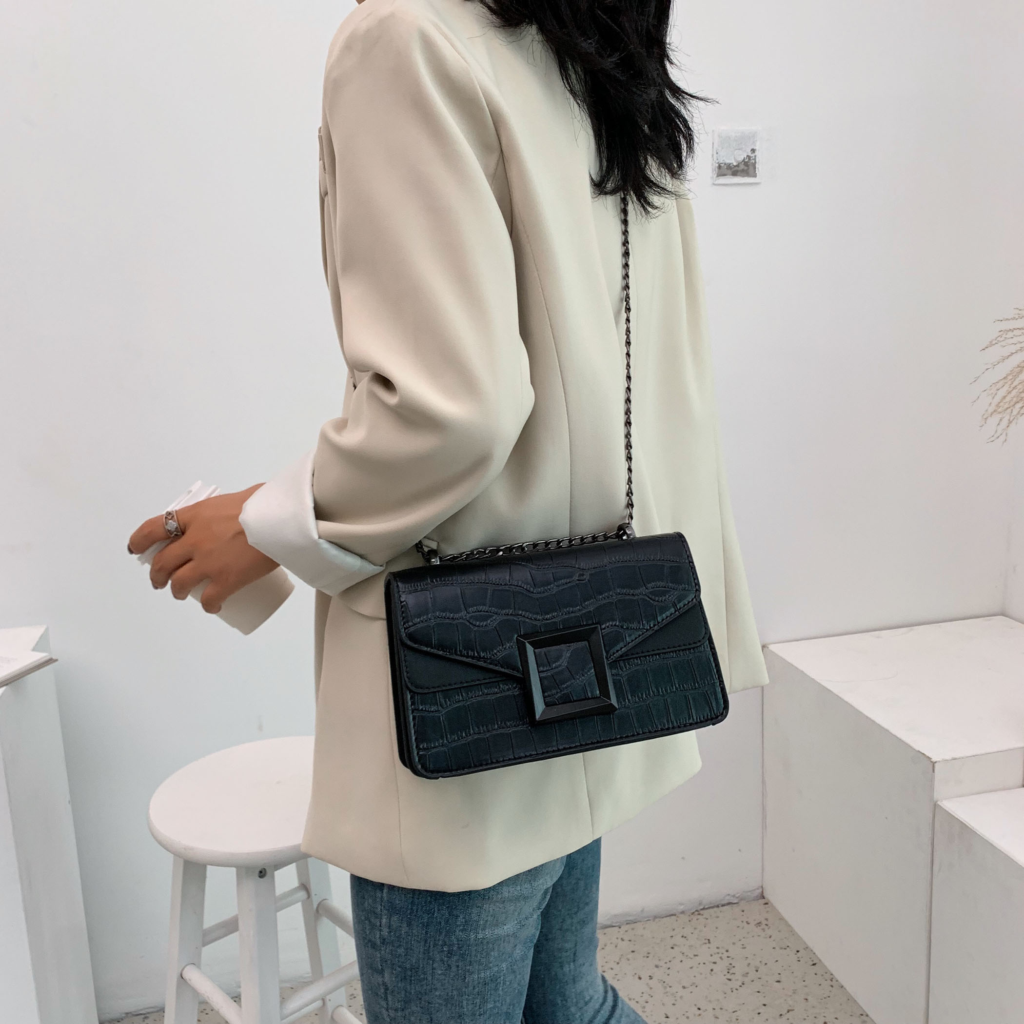 Chain Handbag Leather Bag Chain Handbag Leather Bag