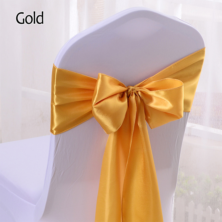 Chair Bow Satin Fabric DIY Decor Chair Bow Satin Fabric DIY Decor