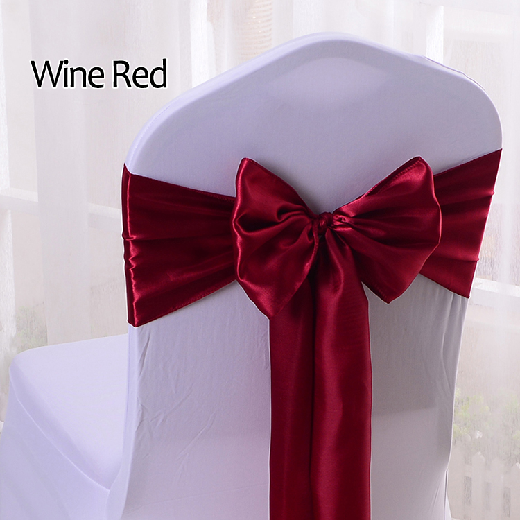 Chair Bow Satin Fabric DIY Decor Chair Bow Satin Fabric DIY Decor