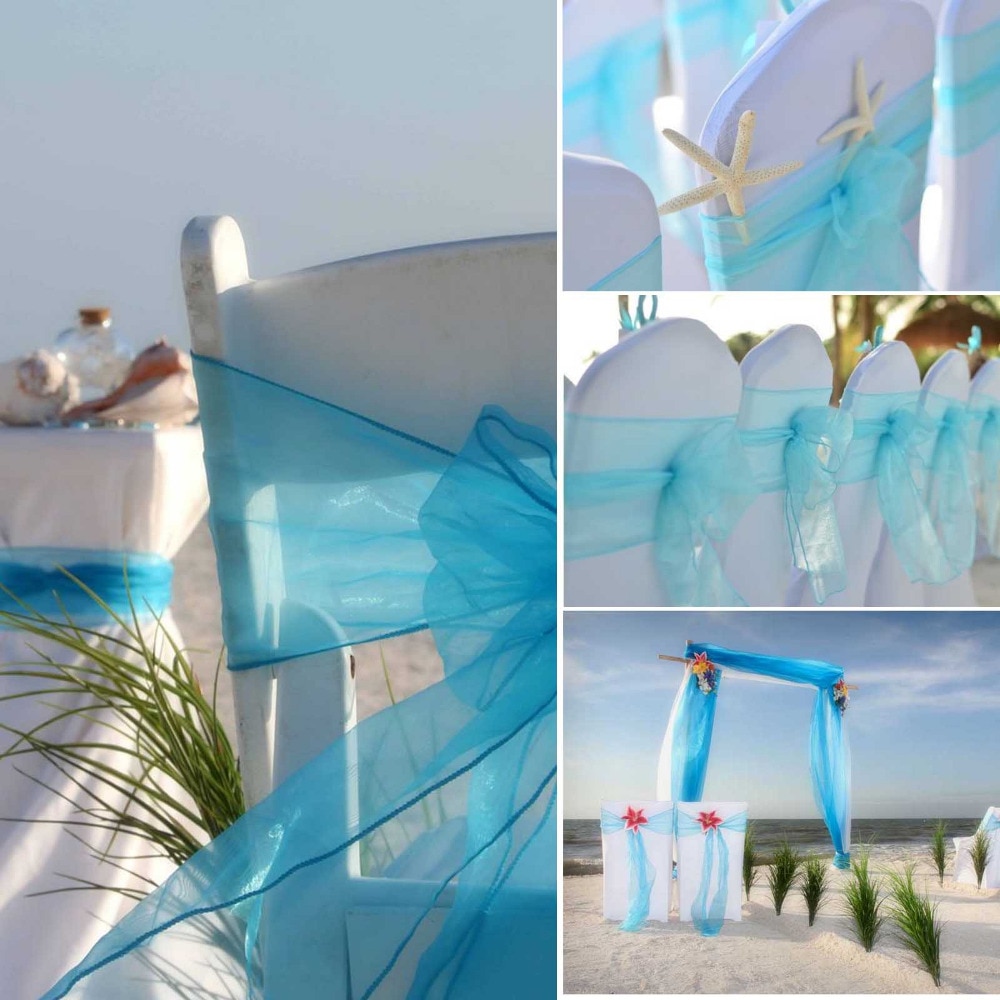Chair Sashes Wedding Decorations (50Pcs) Chair Sashes Wedding Decorations (50Pcs)