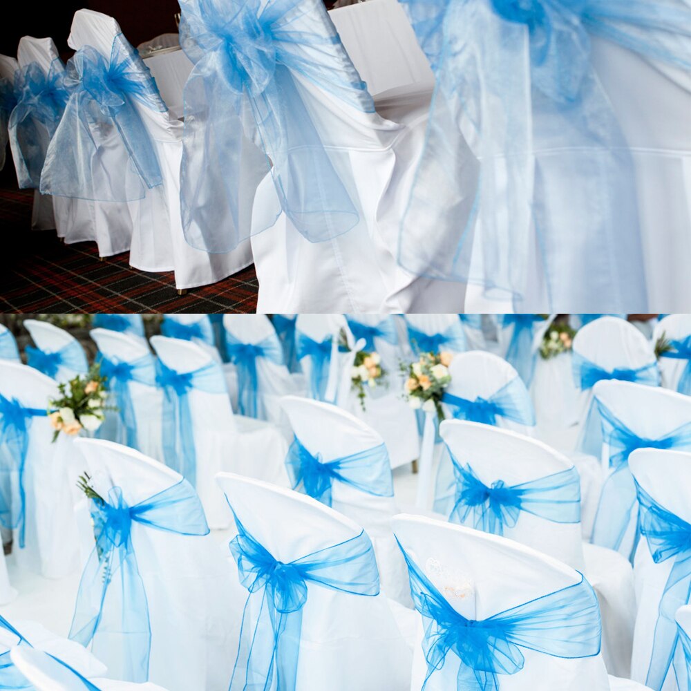 Chair Sashes Wedding Decorations (50Pcs) Chair Sashes Wedding Decorations (50Pcs)