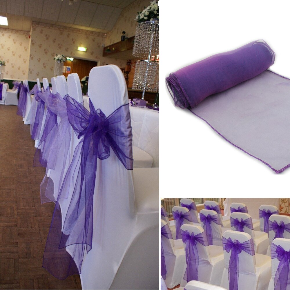 Chair Sashes Wedding Decorations (50Pcs) Chair Sashes Wedding Decorations (50Pcs)