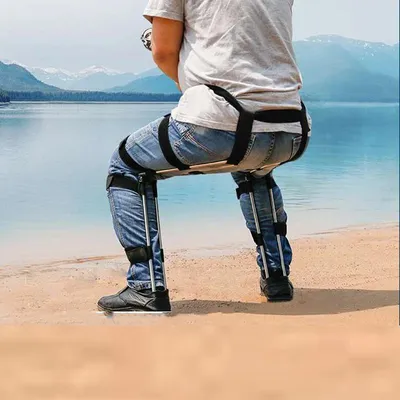 Chairless Chair Wearable Invisible Seat Artifact Exoskeleton Chair Human Wearable Chair Magic Chairless Chair Wearable Invisible Seat Artifact Exoskeleton Chair Human Wearable Chair Magic