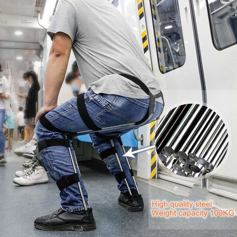Chairless Chair Wearable Invisible Seat Artifact Exoskeleton Chair Human Wearable Chair Magic Chairless Chair Wearable Invisible Seat Artifact Exoskeleton Chair Human Wearable Chair Magic