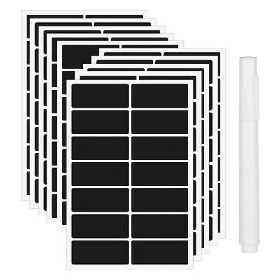 Chalkboard Jar Labels with Pen (140pcs) Chalkboard Jar Labels with Pen (140pcs)