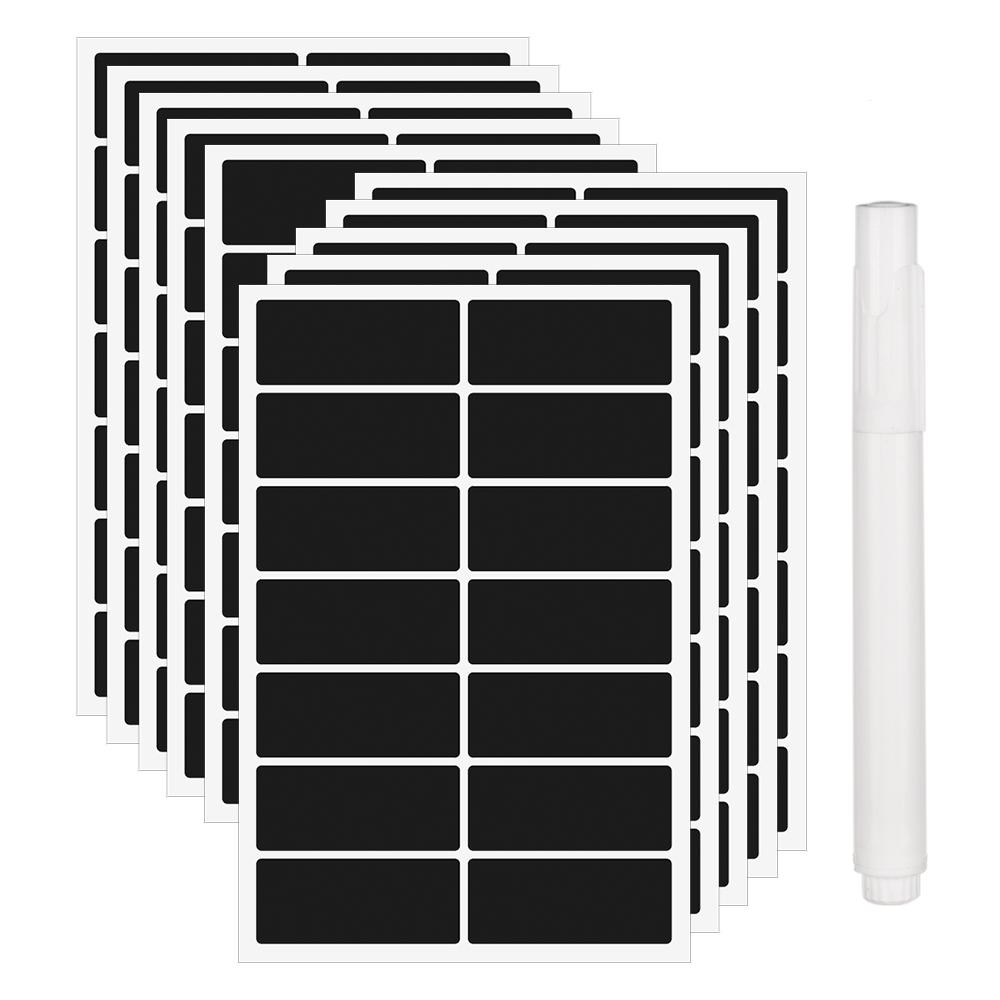 Chalkboard Jar Labels with Pen (140pcs)