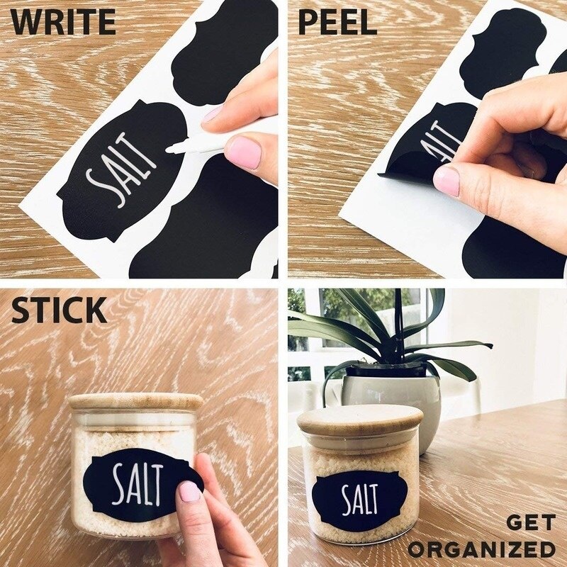 Chalkboard Sticker Labels Sign (250 Pcs) Chalkboard Sticker Labels Sign (250 Pcs)