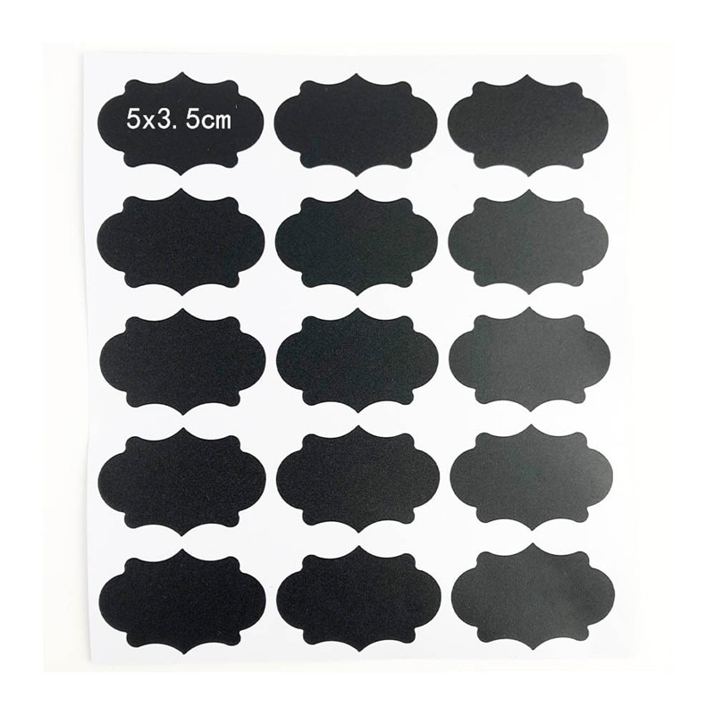 Chalkboard Stickers Jar Label Organizer (90pcs) Chalkboard Stickers Jar Label Organizer (90pcs)