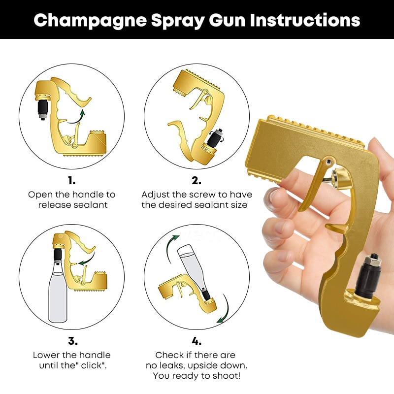 Champagne Spray Gun Wine Sprayer Champagne Spray Gun Wine Sprayer