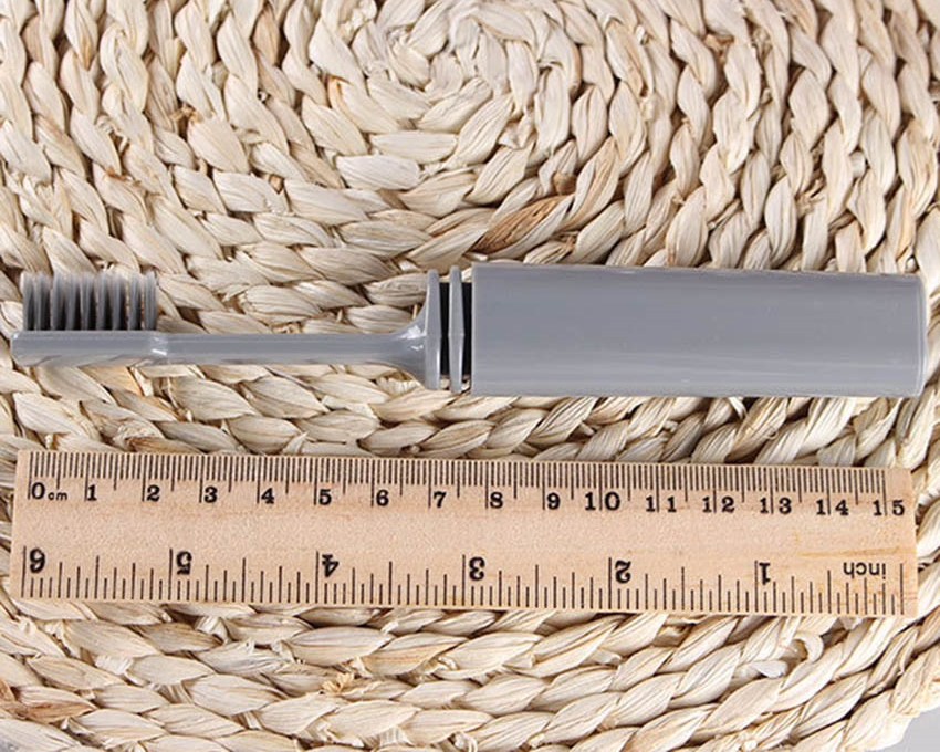 Charcoal Toothbrush Folding Travel Size