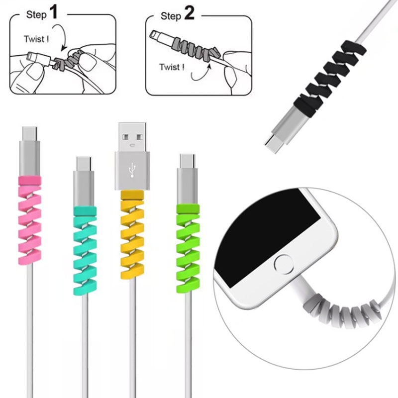 Charging Cord Protectors Cable Winder (4Pcs) Charging Cord Protectors Cable Winder (4Pcs)
