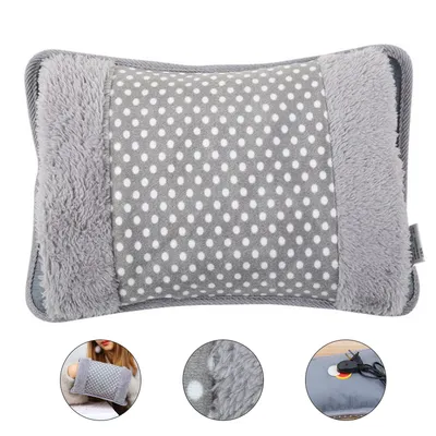 Charging Electric Hot Water Bag Rechargeable Winter Hand Warmer Dot Pattern Double Insert Hand Warmer Hot Water Bag Charging Electric Hot Water Bag Rechargeable Winter Hand Warmer Dot Pattern Double Insert Hand Warmer Hot Water Bag