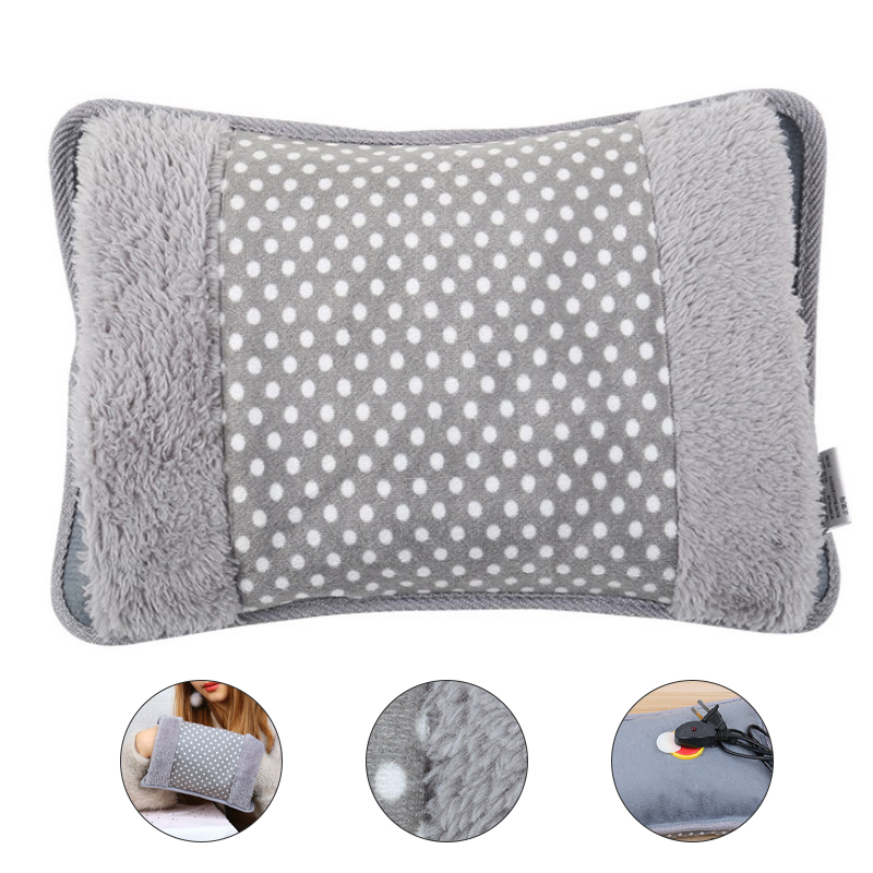Charging Electric Hot Water Bag Rechargeable Winter Hand Warmer Dot Pattern Double Insert Hand Warmer Hot Water Bag Charging Electric Hot Water Bag Rechargeable Winter Hand Warmer Dot Pattern Double Insert Hand Warmer Hot Water Bag