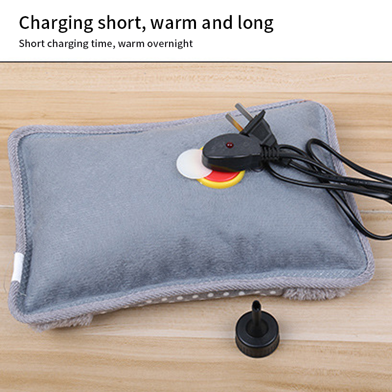 Charging Electric Hot Water Bag Rechargeable Winter Hand Warmer Dot Pattern Double Insert Hand Warmer Hot Water Bag Charging Electric Hot Water Bag Rechargeable Winter Hand Warmer Dot Pattern Double Insert Hand Warmer Hot Water Bag