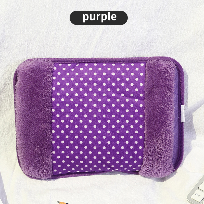 Charging Electric Hot Water Bag Rechargeable Winter Hand Warmer Dot Pattern Double Insert Hand Warmer Hot Water Bag Charging Electric Hot Water Bag Rechargeable Winter Hand Warmer Dot Pattern Double Insert Hand Warmer Hot Water Bag