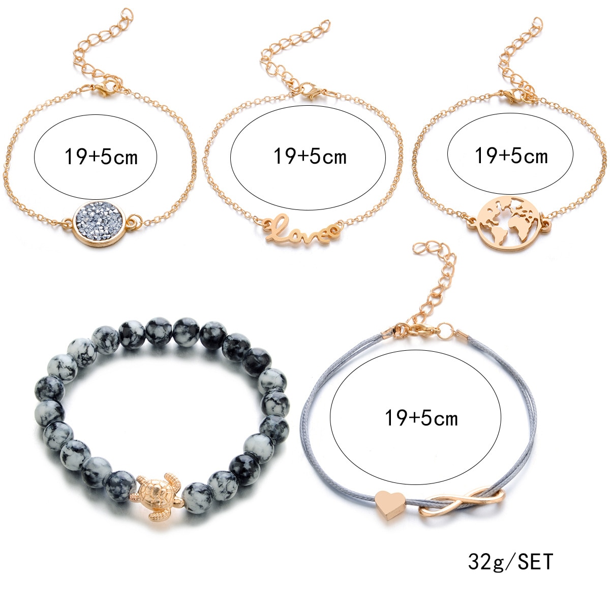 Charm Bracelets Earth Lover