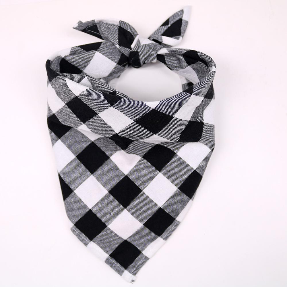 Checkered Dog Neck Scarf