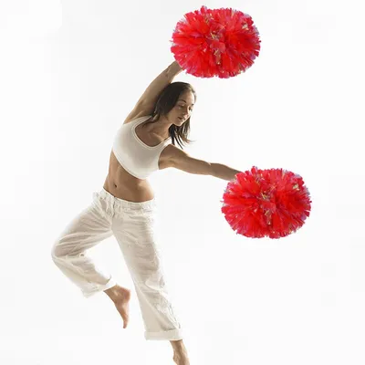 Cheerleading Plastic Pompom with Handle