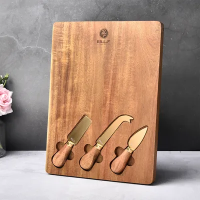 Cheese Board and Knife Set (4 pcs)