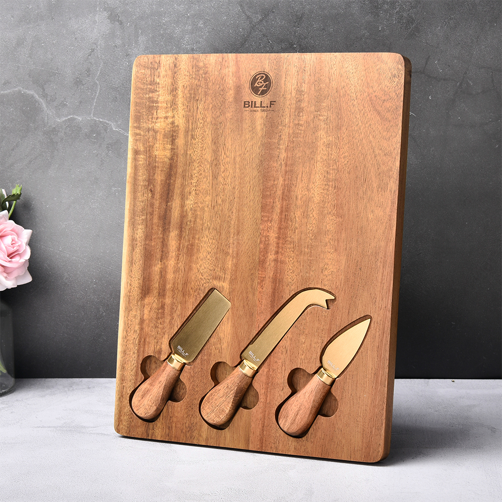 Cheese Board and Knife Set (4 pcs)