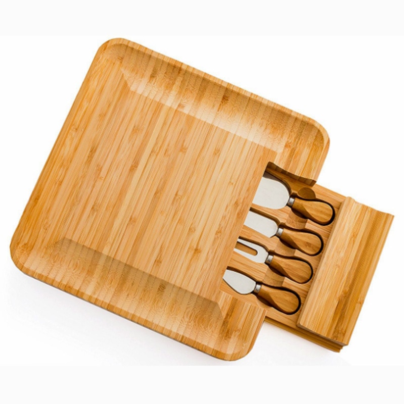 Cheese Board with Knives Wooden Board Cheese Board with Knives Wooden Board