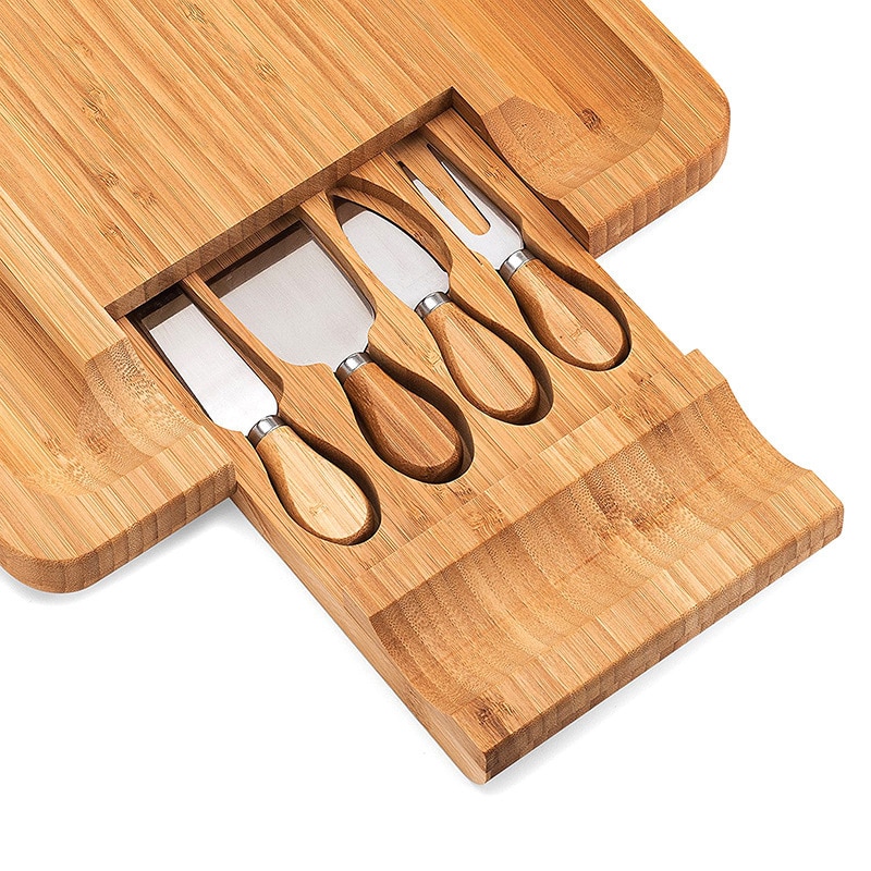 Cheese Board with Knives Wooden Board Cheese Board with Knives Wooden Board