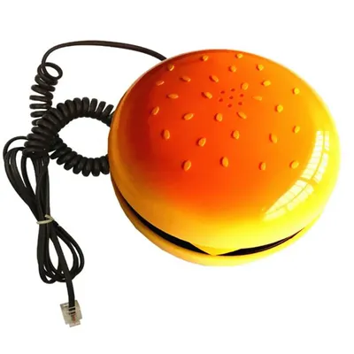 Cheeseburger Burger Phone Telephones Landline Corded Phone Desktop Phone For Home Hotel Office Decoration Cheeseburger Burger Phone Telephones Landline Corded Phone Desktop Phone For Home Hotel Office Decoration