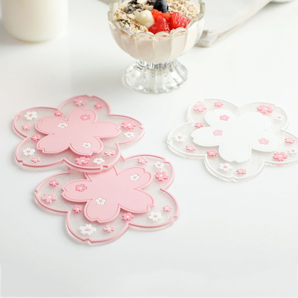 Cherry Blossom Coaster Table Decor (2pcs)