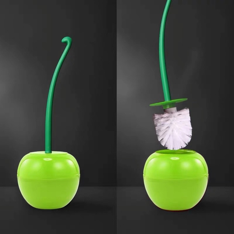 Cherry Toilet Brush with Holder Cherry Toilet Brush with Holder