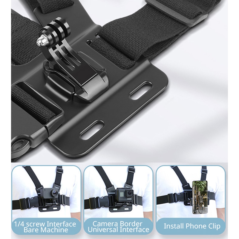 Chest Strap Mount Belt for Gopro Hero Action Camera Harness for Go Pro Chest Strap Mount Belt for Gopro Hero Action Camera Harness for Go Pro