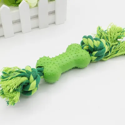 Chewing Cotton Rope Bone Dog Toy Chewing Cotton Rope Bone Dog Toy