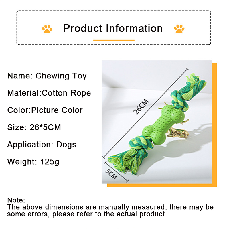 Chewing Cotton Rope Bone Dog Toy Chewing Cotton Rope Bone Dog Toy