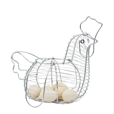 Chicken Egg Basket Metal Holder Chicken Egg Basket Metal Holder