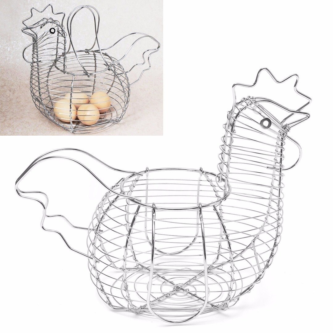 Chicken Egg Basket Metal Holder Chicken Egg Basket Metal Holder