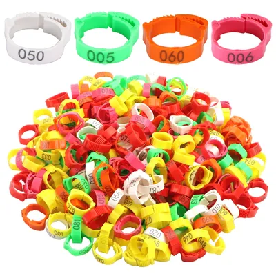 Chicken Leg Bands Adjustable Rings (30 Pcs)