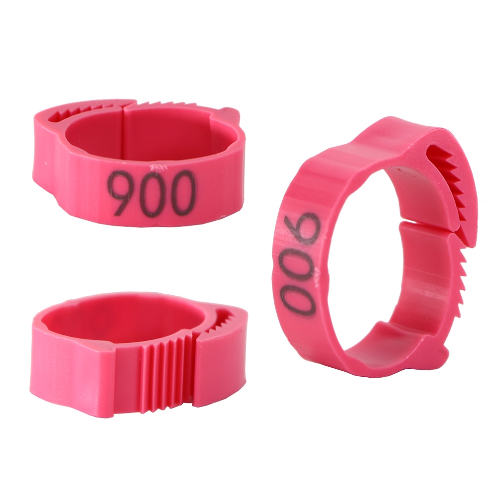 Chicken Leg Bands Adjustable Rings (30 Pcs)