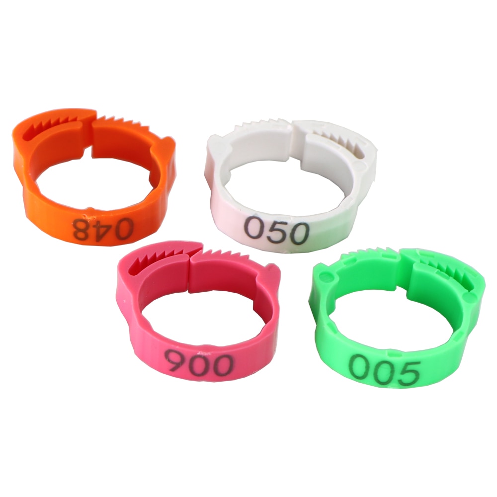 Chicken Leg Bands Adjustable Rings (30 Pcs)