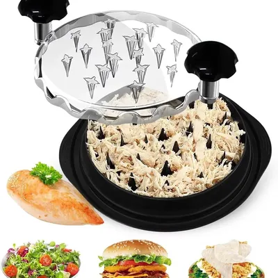 Chicken Shredder Tool Meat Breast Shredding Separation Mincing Grinder Machine With Lid For Shredding Chicken Pork Beef Chicken Shredder Tool Meat Breast Shredding Separation Mincing Grinder Machine With Lid For Shredding Chicken Pork Beef