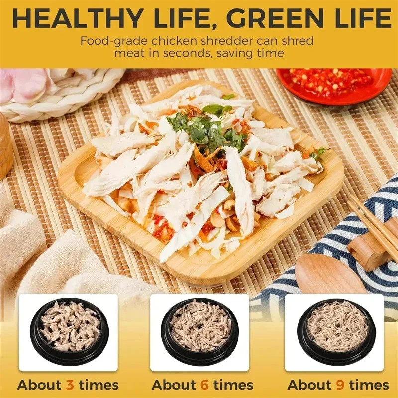 Chicken Shredder Tool Meat Breast Shredding Separation Mincing Grinder Machine With Lid For Shredding Chicken Pork Beef Chicken Shredder Tool Meat Breast Shredding Separation Mincing Grinder Machine With Lid For Shredding Chicken Pork Beef