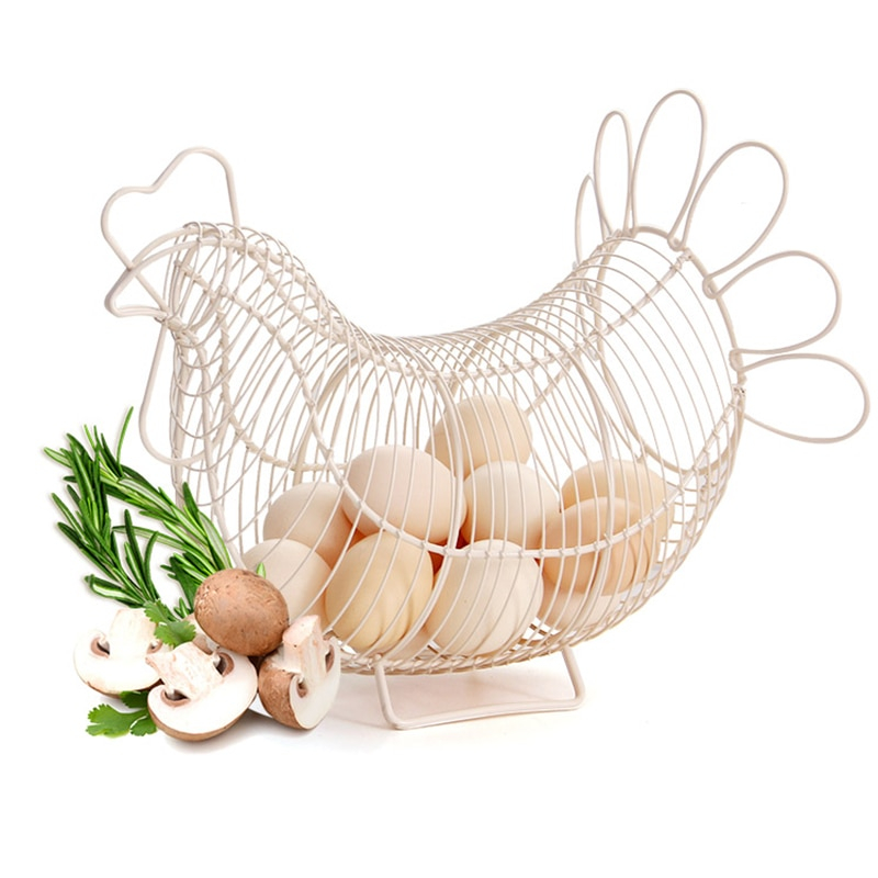 Chicken Wire Basket Egg Storage Basket
