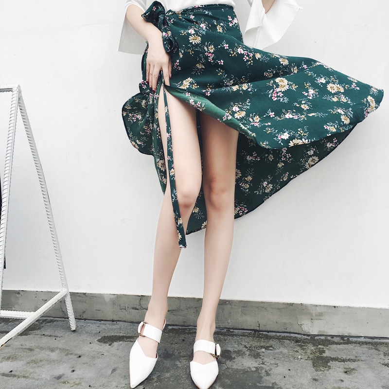 Chiffon Maxi Skirt Printed Design Chiffon Maxi Skirt Printed Design