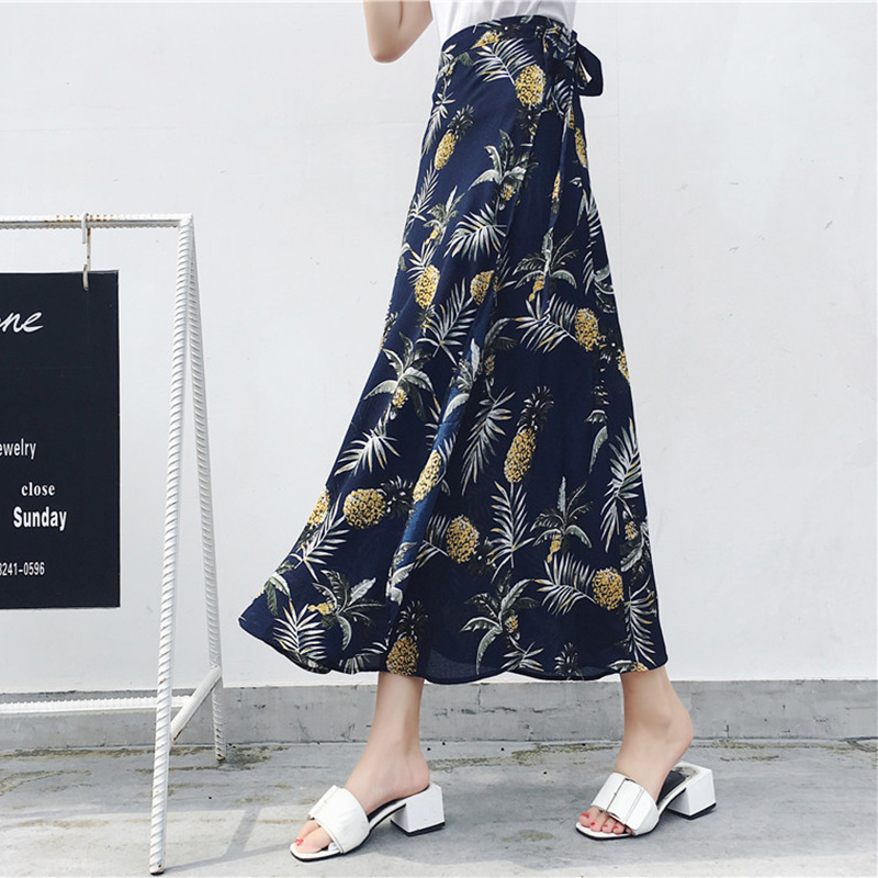 Chiffon Maxi Skirt Printed Design Chiffon Maxi Skirt Printed Design